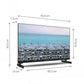 THOMSON TV 24" HD TV BLACK