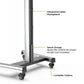 LH-GROUP COUNTERWEIGHT STAND ON WHEELS FOR 40-62KG MONITORS