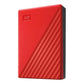 WD My Passport 4TB portable HDD Red