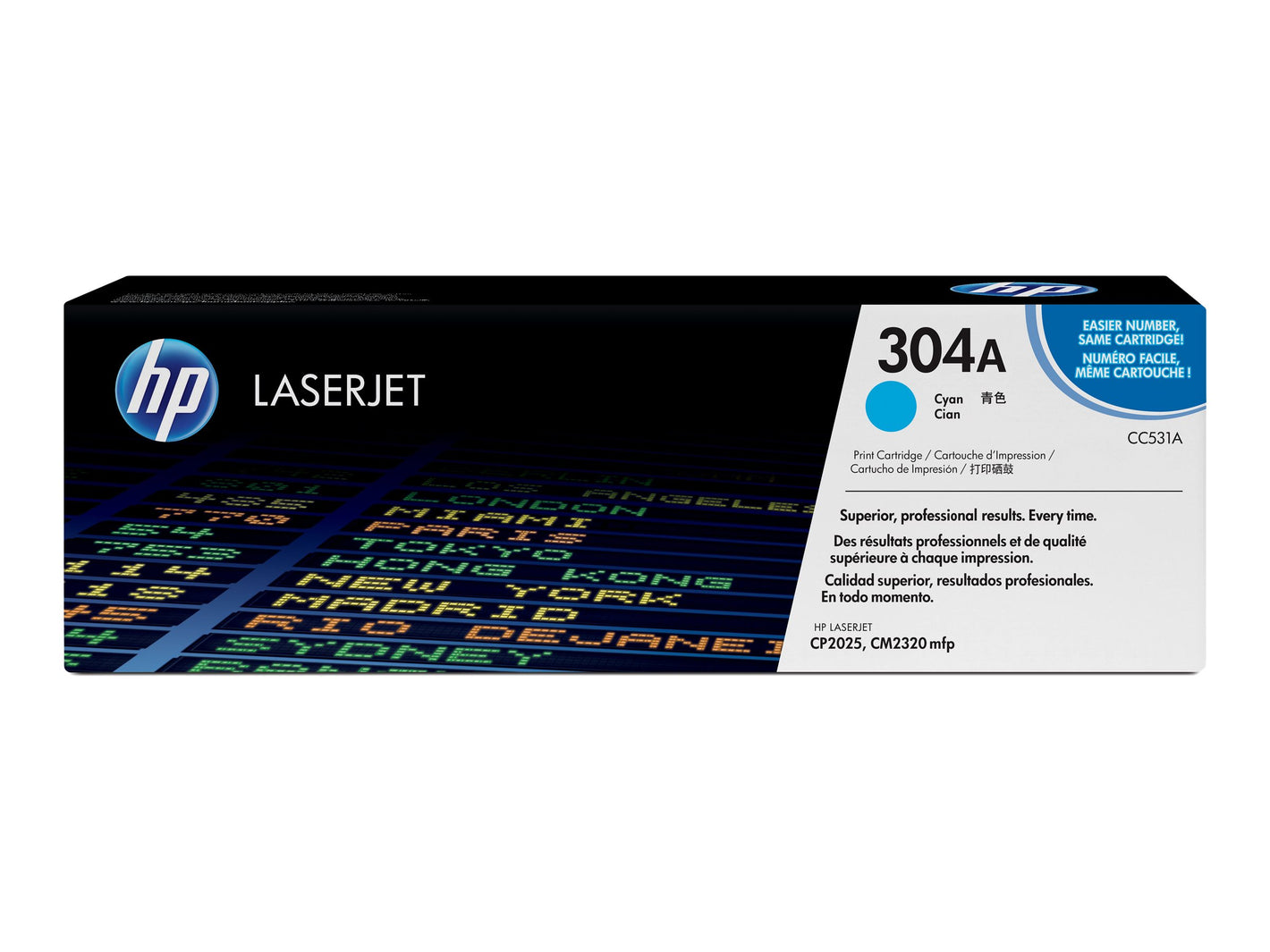 HP Toner CC531A cyan HV ColorSphere