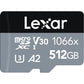 MEMORY MICRO SDXC 512GB UHS-I/W/A LMS1066512G-BNANG LEXAR