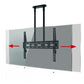 B-TECH AV EXTRA-LARGE UNIVERSAL FLAT SCREEN CEILING MOUNT (VESA 1100 X 700) - 1.5M Ø50MM POLES