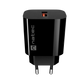 Natec Ribera USB Charger 1X USB-A 18W, Black