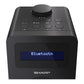 Sharp DR-430(BK) Digital Radio, FM/DAB/DAB+, Bluetooth 5.0, Midnight Black | Sharp | Digital Radio | DR-430(BK) | Bluetooth | Midnight Black