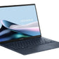 Notebook|ASUS|ZenBook Series|CPU Intel Core Ultra 7|255H|14 "|2880 x 1800 pixels|Yes|RAM 32 GB|LPDDR5x-SDRAM|SSD 1000 GB|Discrete graphics Not available|On-board graphics Yes|OS installed Windows 11 Home|Colour Blue|Weight 1.2 kg|90NB14W3-M01WW0