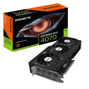 Graphics Card|GIGABYTE|NVIDIA GeForce RTX 4070|12 GB|GDDR6X|192 bit|PCIE 4.0 16x|GPU 2475 MHz|Triple slot Fansink|1xHDMI|3xDisplayPort|GV-N4070WF3-12GD