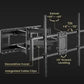 LH-GROUP SWIVELING WALL MOUNT 60-120" MAX 120KG