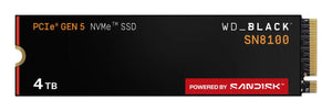 SSD|SANDISK|2400xTBW rating|NVMe Yes|PCI Express 5.0|M.2|4000 GB|SN8100|WDS400T1X0M-00CMT0