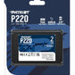 SSD|PATRIOT|P220|2TB|SATA|Write speed 500 MBytes/sec|Read speed 550 MBytes/sec|2,5"|TBW 960 TB|P220S2TB25