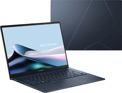 Asus | Zenbook 14 UX3405CA-PZ217W | Ponder Blue | 14 " | OLED | Touchscreen | 3K | 2880 x 1800 pixels | Glossy | Intel Core Ultra 7 | 255H | 32 GB | LPDDR5X | Solid-state drive capacity 1000 GB | Intel Arc Graphics | Windows 11 Home | 802.11be | Blue...