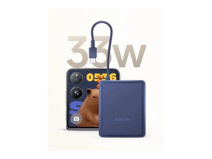 Xiaomi 33W Power Bank (Integrated Cable) | 10000 mAh | USB-C | Ice Blue