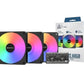 CASE FAN 120MM GF120 V2/ARGB PWM 3I1(B) MONTECH