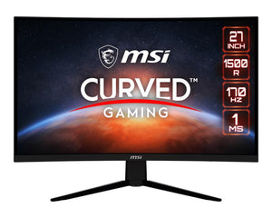 LCD Monitor|MSI|G273CQ|27"|Gaming/Curved|2560x1440|16:9|170Hz|Matte|Tilt|Colour Black|G273CQ