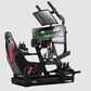 Next Level Racing | Aluminum; Carbon Steel | Racing Simulator Cockpit | GTElite Wheel Plate Edition | Black