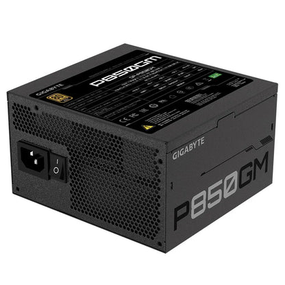 Power Supply|GIGABYTE|850 Watts|Efficiency 80 PLUS GOLD|PFC Active|MTBF 100000 hours|GP-P850GM