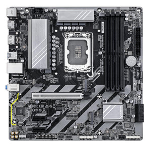 Mainboard|GIGABYTE|Intel B860 Express|LGA1851|Micro-ATX|Memory DDR5|Memory slots 4|2xPCI-Express 1x|1xPCI-Express 16x|2xM.2|1xHDMI|1xDisplayPort|1xAudio-In|1xAudio-Out|1xMicrophone|3xUSB 2.0|3xUSB 3.2|1xPS/2|1xRJ45|B860MD3HP1.0