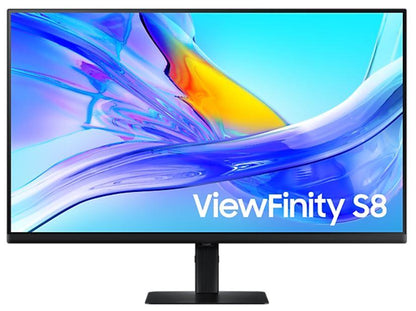 LCD Monitor|SAMSUNG|32"|4K|Panel VA|3840x2160|16:9|60Hz|5 ms|Swivel|Pivot|Height adjustable|Tilt|Colour Black|LS32D800UAUXEN