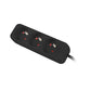 Lanberg Cable Power Strip, 3X French Outlets Quality-Grade Copper, 3 m | PS0-03E-0300-BK