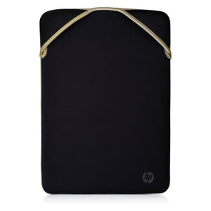 HP 15.6 Reversible Sleeve – Black, Gold