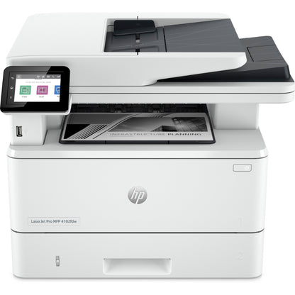 HP LaserJet Pro MFP 4102fdw AIO All-in-One Printer - A4 Mono Laser, Print/Copy/Dual-Side Scan, Automatic Document Feeder, Auto-Duplex, LAN, Fax, WiFi, 40ppm, 750-4000 pages per month (replaces M428fdw)