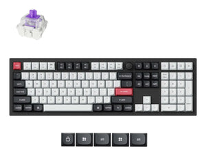 Keychron Q6 HE - US Layout - Gateron Magnetic Nebula - Carbon Black Wireless Keyboard