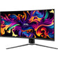 LCD Monitor|MSI|34"|Curved/21 : 9|Panel QD-OLED|3440x1440|21:9|175Hz|Matte|0.03 ms|Swivel|Height adjustable|Tilt|Colour Black|MAG341CQPQD-OLED