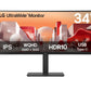 LCD Monitor|LG|34 "|3440 x 1440 pixels|Wide Quad HD|Native aspect ratio 21:9|LCD|Curved|34BA75QE-B
