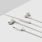 Sennheiser Headphones | CX 80U | Wired | In-ear | Microphone | White
