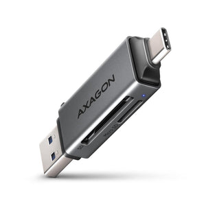 CARD READER USB-C+USB3.2 2SLOT/SD/MICROSD CRE-DAC AXAGON