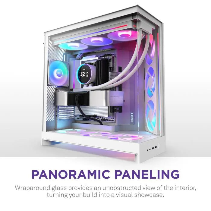 Case|NZXT|ATX/micro ATX/Mini-ITX/EATX|White|Midi Tower|PC|CM-H92FW-R1