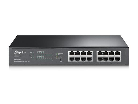 Switch|TP-LINK|Desktop/pedestal|16x10Base-T / 100Base-TX / 1000Base-T|PoE+ ports 8|TL-SG1016PE