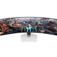 Monitor|SAMSUNG|Odyssey OLED G9 G93SC|49"|Gaming/Curved|Panel OLED|5120x1440|32:9|240Hz|0.03 ms|Height adjustable|Tilt|Colour Silver|LS49CG934SUXEN