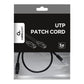 GEMBIRD CAT5e UTP Patch cord black 0.5m