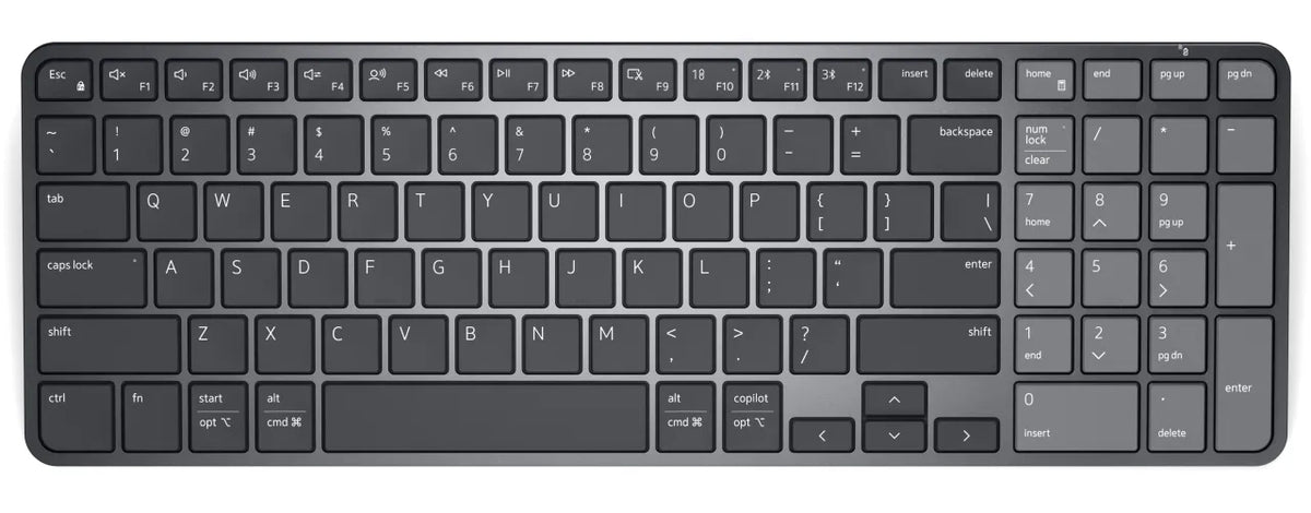 Dell Pro 7 Rechargeable Compact Keyboard - KB746 - US International (QWERTY)