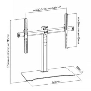 LH-GROUP DESK MOUNT 32-55"