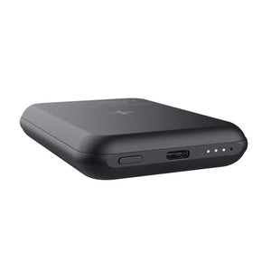 POWER BANK WRL 5000MAH/MAGNO BLACK 24877 TRUST