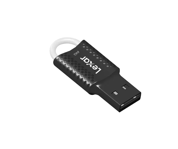Lexar | USB Flash Drive | JumpDrive V40 | 64 GB | USB 2.0 | Black