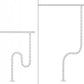 NEOMOUNTS CABLE SPINE ORGANIZER FOR SIT/STAND DESK FRAMES, SCREW MOUNTED, WHITE