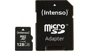 MEMORY MICRO SDXC 128GB C10/W/ADAPTER 3413491 INTENSO