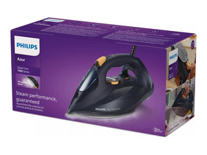 Philips DST7060/20 7000 Series | Steam Iron | 3000 W | Water tank capacity 300 ml | Continuous steam 55 g/min | Steam boost performance 250 g/min | Blue/Yellow