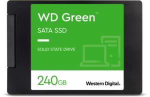 SSD|WESTERN DIGITAL|Green|240GB|SATA 3.0|SLC|Read speed 545 MBytes/sec|2,5"|MTBF 1000000 hours|WDS240G3G0A