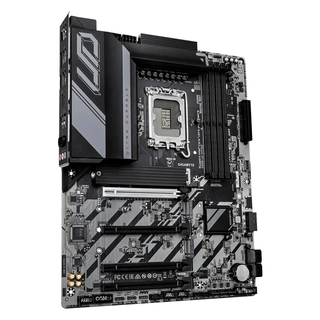 Mainboard|GIGABYTE|Intel Z890|LGA 1851 (Socket V1)|ATX|RAM DDR5-SDRAM|4xSlots|Wi-Fi Yes|Bluetooth Yes|3xNumber of M.2 (M) slots|Z890UDWIFI6E1.2