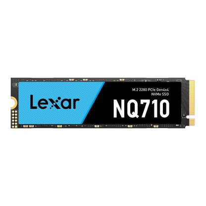 SSD|LEXAR|NQ710|1TB|Heatsink M.2|PCIe Gen4|NVMe|Write speed 3300 MBytes/sec|Read speed 5000 MBytes/sec|TBW 340 TB|MTBF 150000 hours|LNQ710X001T-RNNNG