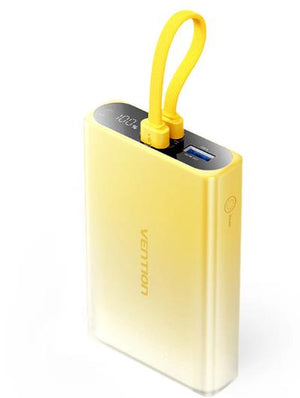 POWER BANK USB 10000MAH 22.5W/YELLOW FHZY0 VENTION
