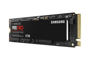 SSD|SAMSUNG|990 PRO|2TB|M.2|PCIE|NVMe|MLC|Write speed 6900 MBytes/sec|Read speed 7450 MBytes/sec|2.3mm|TBW 1200 TB|MTBF 1500000 hours|MZ-V9P2T0BW