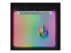 Razer RGB Gaming Mouse Mat | Firefly V2 Pro | Phantom White Edition