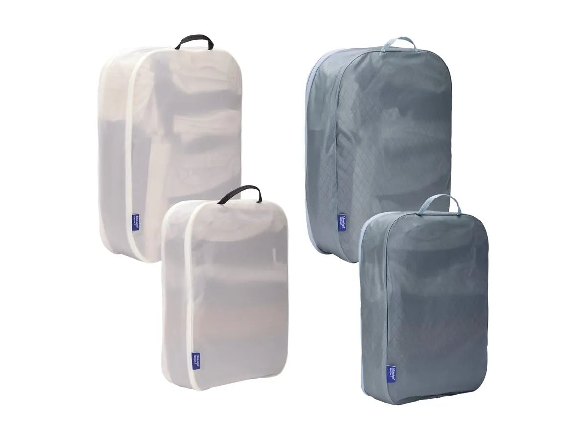Thule | Packing Cube, 2x Large, 2x Medium | Packing Cube | Pond Gray/White