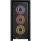 Corsair PC Case | Frame 4000D RS ARGB Modular | Black | Mid-Tower