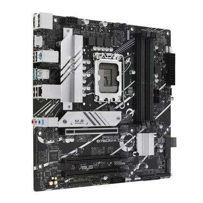 Mainboard|ASUS|Intel B760 Express|LGA1700|Micro-ATX|Memory DDR4|Memory slots 4|1xPCI-Express 4.0 16x|2xM.2|1xHDMI|1xDisplayPort|4xUSB 2.0|2xUSB 3.2|1xPS/2|1xRJ45|3xAudio port|PRIMEB760M-AD4-CSM