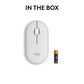MOUSE USB OPTICAL WRL M350S/WHITE 910-007013 LOGITECH